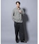 「EDITORIAL PRINT」シルキータッチシャツ