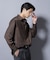 「EDITORIAL PRINT」シルキータッチシャツ