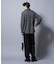 「EDITORIAL PRINT」シルキータッチシャツ