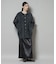 配色シャギーニットジャケット
