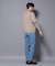 シルク混クルーネックニット