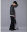 「N TROUSERS PREMIUM」RENU(R)洗えるサキソニーストレートパンツ