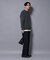 「N TROUSERS PREMIUM」RENU(R)洗えるサキソニーストレートパンツ