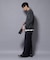 「N TROUSERS PREMIUM」RENU(R)洗えるサキソニーストレートパンツ