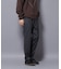 「N TROUSERS PREMIUM」RENU(R)ウール混洗えるサキソニーパンツ(セットアップ可)