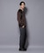 「N TROUSERS PREMIUM」RENU(R)ウール混洗えるサキソニーパンツ(セットアップ可)