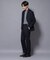 「N TROUSERS PREMIUM」RENU(R)ウール混洗えるサキソニーパンツ(セットアップ可)
