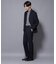 「N TROUSERS PREMIUM」RENU(R)ウール混洗えるサキソニーパンツ(セットアップ可)
