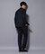 「N TROUSERS PREMIUM」RENU(R)ウール混洗えるサキソニーパンツ(セットアップ可)
