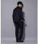 「N TROUSERS PREMIUM」RENU(R)ウール混洗えるサキソニーパンツ(セットアップ可)