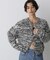 「STEVELOUR」ミックスカラー2WAYスナップニット