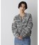 「STEVELOUR」ミックスカラー2WAYスナップニット