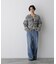 「STEVELOUR」ミックスカラー2WAYスナップニット