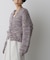 「STEVELOUR」ミックスカラー2WAYスナップニット