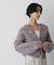 「STEVELOUR」ミックスカラー2WAYスナップニット