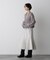 「STEVELOUR」ミックスカラー2WAYスナップニット