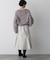 「STEVELOUR」ミックスカラー2WAYスナップニット