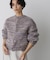 「STEVELOUR」ミックスカラー2WAYスナップニット