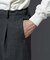 「大人のワイドパンツ」シャークスキンイージースラックス