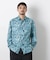 「EDITRIAL PRINT」アートフラワーシャツ