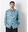 「EDITRIAL PRINT」アートフラワーシャツ