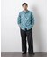 「EDITRIAL PRINT」アートフラワーシャツ