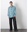 「EDITRIAL PRINT」アートフラワーシャツ