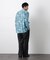 「EDITRIAL PRINT」アートフラワーシャツ