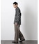 「EDITRIAL PRINT」アートフラワーシャツ
