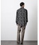 「EDITRIAL PRINT」アートフラワーシャツ