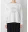ロゴプリントロングスリーブTシャツ
