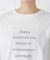ロゴプリントロングスリーブTシャツ