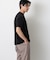 「FORMAL JERSEY」モックネックカットソー半袖