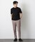 「FORMAL JERSEY」モックネックカットソー半袖