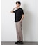 「FORMAL JERSEY」モックネックカットソー半袖