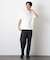 「FORMAL JERSEY」モックネックカットソー半袖