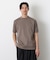 「FORMAL JERSEY」モックネックカットソー半袖