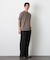 「FORMAL JERSEY」モックネックカットソー半袖