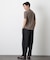 「FORMAL JERSEY」モックネックカットソー半袖