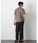 「FORMAL JERSEY」モックネックカットソー半袖