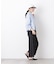 スカーフセットタックワイドパンツ