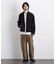 「ASSEMBLANC」カットレースフリンジブルゾン