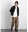 「ASSEMBLANC」カットレースフリンジブルゾン