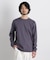 アンチスメルクルーネックTシャツ 長袖