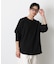 ミニワッフルクルーネックTシャツ 長袖