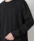 ミニワッフルクルーネックTシャツ 長袖