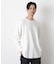 ミニワッフルクルーネックTシャツ 長袖