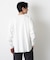 ミニワッフルクルーネックTシャツ 長袖