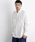 「FRENCH LINEN」リネンコットンスタンドシャツ
