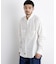 「FRENCH LINEN」リネンコットンスタンドシャツ